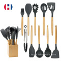 10pc outils de cuisine en silicone spatule Turner